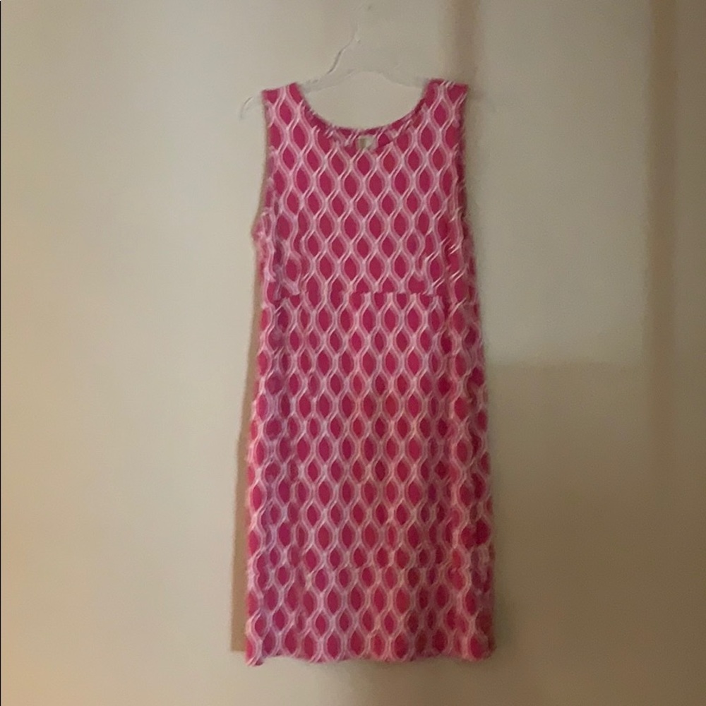 JM Collection Woman 1X Pink Sleeveless Dress